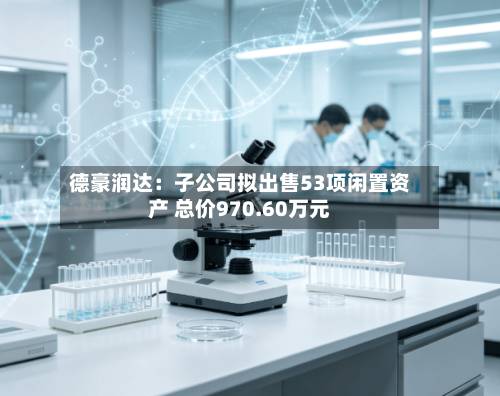 德豪润达：子公司拟出售53项闲置资产 总价970.60万元-第3张图片