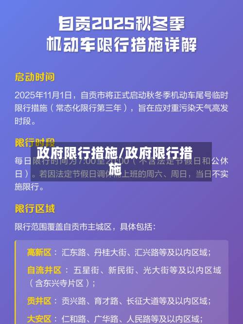 政府限行措施/政府限行措施