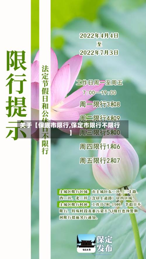 关于【保底市限行,保定市限行不限行】
