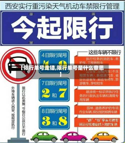 【限行单号走错,限行单号是什么意思】