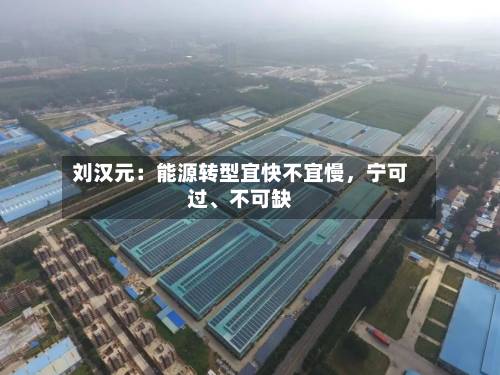 刘汉元：能源转型宜快不宜慢，宁可过、不可缺-第3张图片