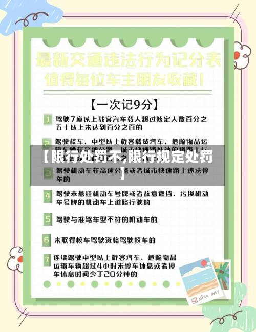 【限行处罚不,限行规定处罚】-第2张图片