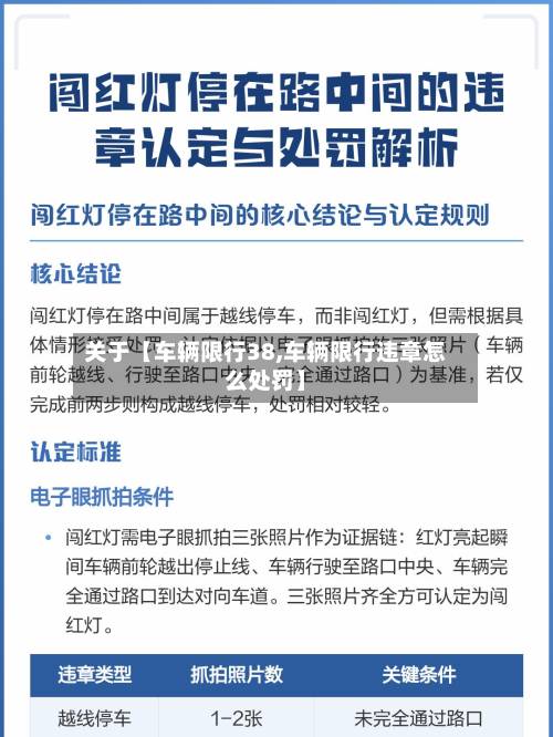 关于【车辆限行38,车辆限行违章怎么处罚】-第2张图片