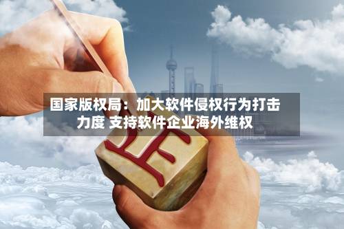 国家版权局：加大软件侵权行为打击力度 支持软件企业海外维权-第2张图片