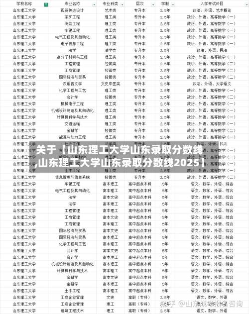 关于【山东理工大学山东录取分数线,山东理工大学山东录取分数线2025】-第1张图片