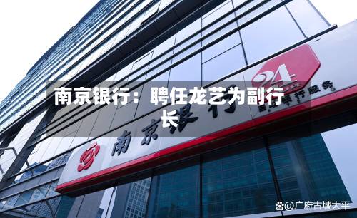 南京银行：聘任龙艺为副行长-第2张图片
