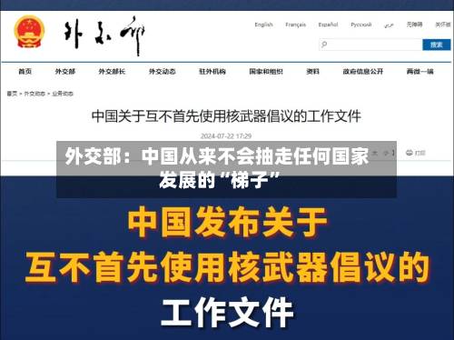外交部：中国从来不会抽走任何国家发展的“梯子”-第3张图片