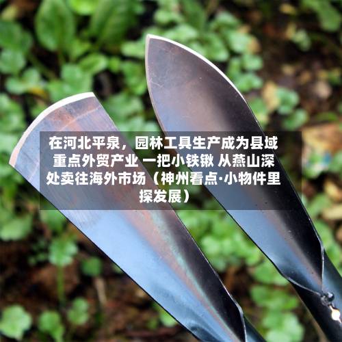 在河北平泉，园林工具生产成为县域重点外贸产业 一把小铁锹 从燕山深处卖往海外市场（神州看点·小物件里探发展）-第3张图片