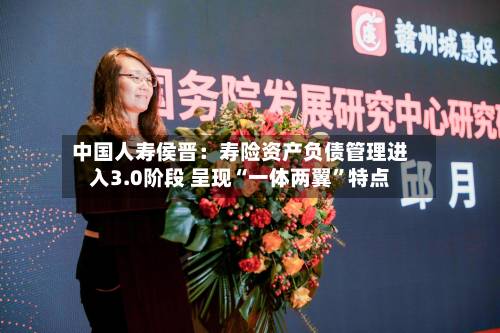 中国人寿侯晋：寿险资产负债管理进入3.0阶段 呈现“一体两翼	”特点-第3张图片